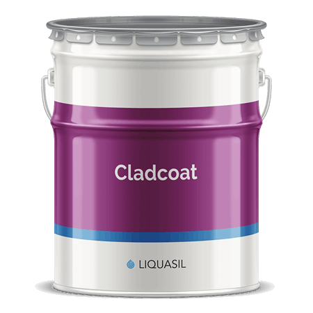 Image depicting Liquasil's Cladcoat high perfomance cladding paint.