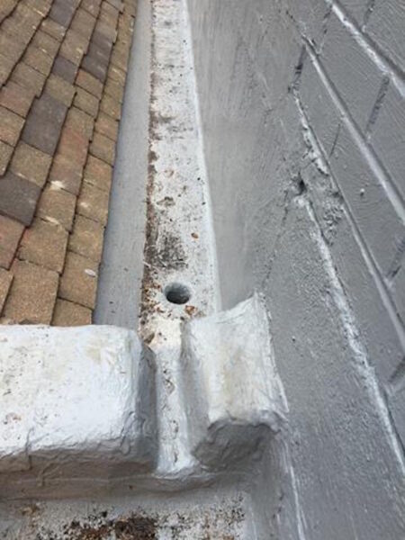 concrete gutter liner from Liquasil