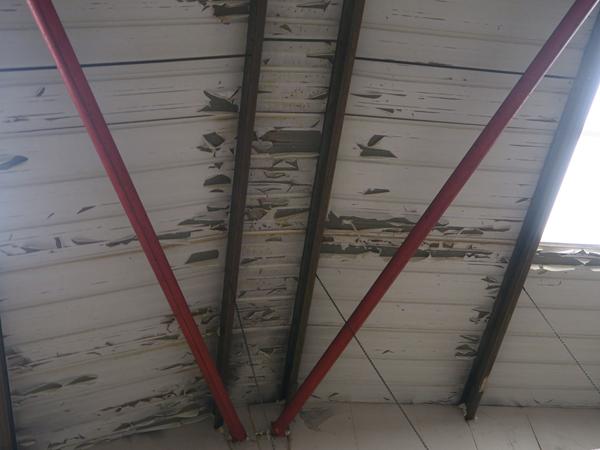 Image showing internal finish delamination caused by industrial acid bath use