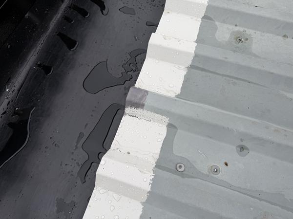 Image showing a missed-coating-area-on-a-cut-edge-corrosion-treatment