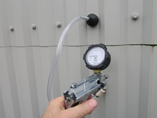 Image showing pressure testing of fixings on metal roofs and cladding